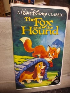RARE Black Diamond Edition The Fox and the Hound VHS Tape - Walt Disney Classics - Picture 1 of 6