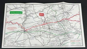 Roadside America Shartlesville PA Fold Out Map Advertising Brochure c 1955 - Picture 1 of 9