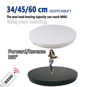 35-60cm Electric Jewelry Turntable Stand 360° Display Show Holder 80KG Two-way