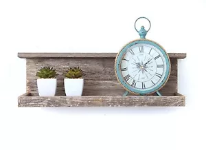 BarnwoodUSA Rustic Farmhouse 26in. Hanging Wall Decor Shelf (Various Colors) - Picture 1 of 20