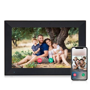 10.1" WiFi Digital Picture Frame Touch Screen 32GB Storage Smart Photo - Picture 1 of 8