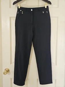 JOA Fashion koreanische schwarze leichte Damen-Golfhose gerades Bein Gr. 2-4 - Bild 1 von 19