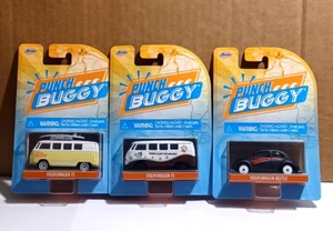 JADA TOYS VOLKSWAGEN  PUNCH BUGGY DIECAST COLLECTION Lot of 3 - Picture 1 of 4