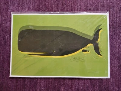 Urban Octopus, 2010, 11" X 17" Art Print, Jere Dean, Save The Whales, Green, New - Image 1 of 4