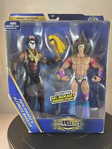 MATTEL WWE 2016 ELITE COLECTION HALL OF FAME PAPA SHANGO & ULTIMATE WARRIOR 7IN