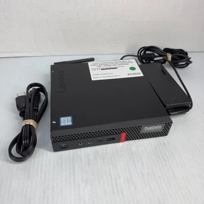 Lenovo ThinkCentre M720q i5-9400T Windows 11 Pro Mini PC 256GB SSD + 500GB 16GB - Image 1 of 4
