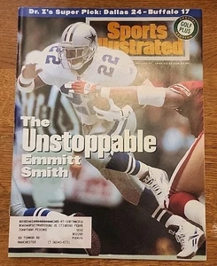 Sports Illustrated 31 de enero de 1994 Emmitt Smith Dallas Cowboys - Imagen 1 de 10