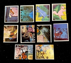 (Lot G) 10ct 1986 The Aristocats Panini Italy Disney Album Sticker Cards - Picture 1 of 2