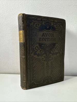 Antique 1892 Edmond Dantes Alexander Dumas Count of Monte Cristo HC Decor Avon Foto 1 de 4