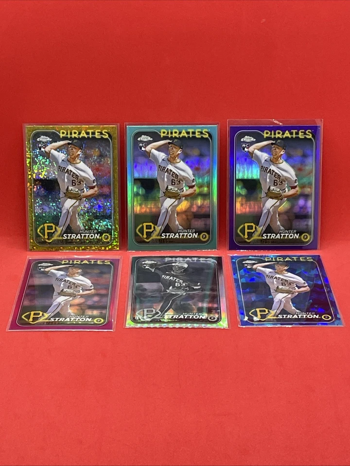 2024 Topps Chrome Update Series - Refractor #USC137 Hunter Stratton LOT (6) - Image 1 of 4