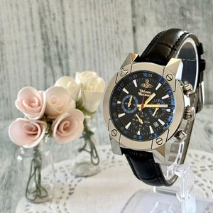 Rare. Vivienne Wristwatch Chronograph Navy Style - Picture 1 of 5