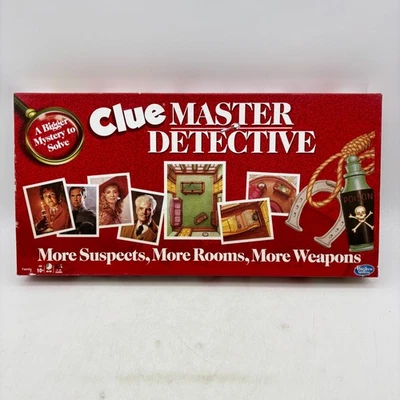 Clue Master Detective COMPLETE Winning Moves 2017 Classic Detective Game - Image 1 of 4