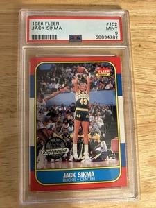 PSA 9 - 1986-87 Fleer Basketball Jack Sikma #102 - Bild 1 von 1
