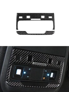 For Ford Mustang Mach-E 2021-22 2Pcs Reading Light Outer Frame Trim Carbon Fiber - Picture 1 of 12