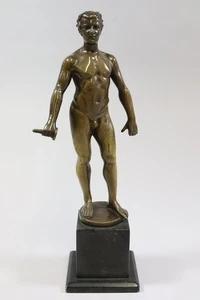 Der Fechter Bronze Figur signiert Spiro SCHWATENBERG um 1900 (GU500) - Bild 1 von 14