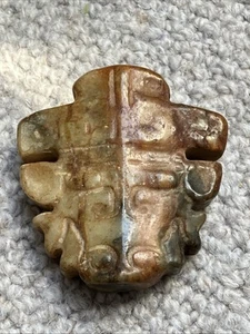6cm Vintage Chinese Hongshan Culture Jade Carved Dragon Head Pendant - Picture 1 of 5