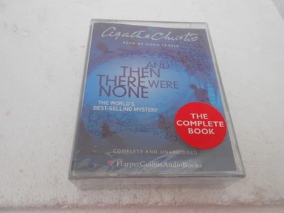 Audiobook ~ And Then There Were None ~ Agatha Christie ~ 4 Cassette Tapes ~ New - Image 1 of 4