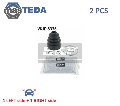 VKJP 8336 CV JOINT BOOT KIT PAIR TRANSMISSION END FRONT SKF 2PCS NEW - Image 1 of 4
