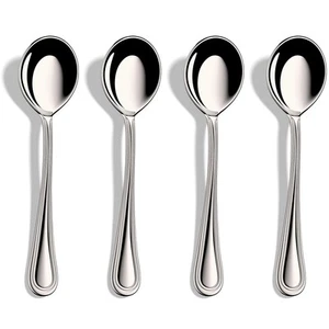 Soup Spoons,Set of 4,18/10 Stainless Steel,7-Inch,Dishwasher Safe - Picture 1 of 1
