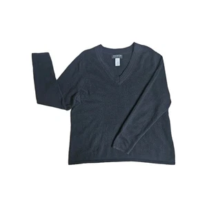 Suéter Jones New York para mujer 1X negro 100 % cachemir - Imagen 1 de 9