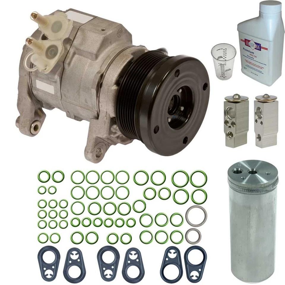 Compresor de aire acondicionado Omega para Dodge Durango 2007 2008 con kit de reparación de aire acondicionado CSW Foto 1 de 1