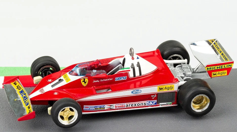Ferrari 312 T3 Jody Scheckter 1979 Modellino Formula 1 Scala 1:43 Blister Nuovo - Immagine 1 di 4