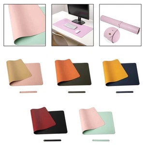 Easy Clean PVC Leder Schreibtischschutz 80x40cm mit doppelseitiger Funktion - Afbeelding 1 van 32