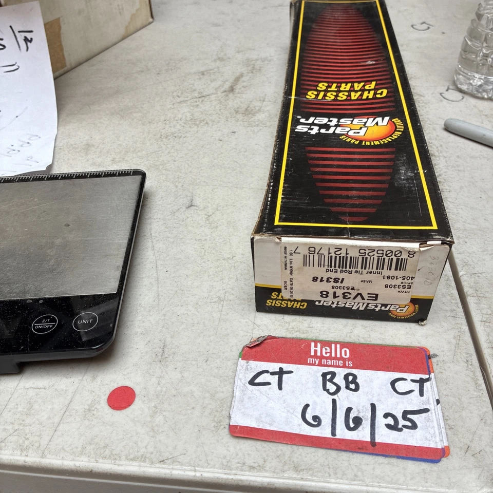 Steering Tie Rod End Parts Master EV318 fits 1995 Lincoln Continental - Image 1 of 2