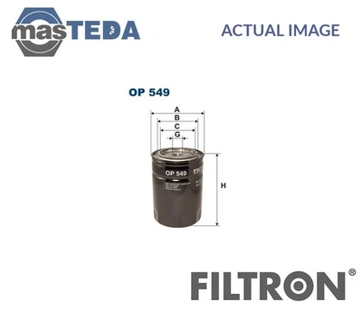 OP549 FILTRO ACEITE MOTOR FILTRON PARA FERRARI MONDIAL,208 308,DINO GT,512 BB Foto 1 de 4