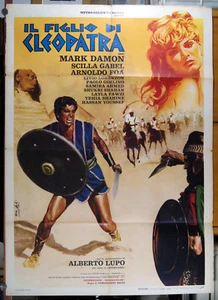 manifesto 2F film IL FIGLIO DI CLEOPATRA Mark Damon Scilla Gabel F.Baldi 1964 - Picture 1 of 1