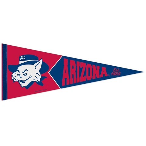 ARIZONA WILDCATS COLLEGE VAULT ROLL UP PREMIUM FELT PENNANT 12"x30" WINCRAFT 👀 Cover