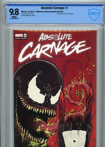 Absolute Carnage #1 (2019) | 9,8 casi nuevo/nuevo | variante Midtown Cates | fabricante y Jameson - Imagen 1 de 6