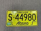 ALBERTA 1984 COLLECTOR LICENSE PLATE TRAILER S-44980
