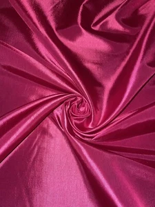 1 mtr hot pink premium crisp feel taffeta fabric.58”wide(147cm)bridal,furnishing - Picture 1 of 5