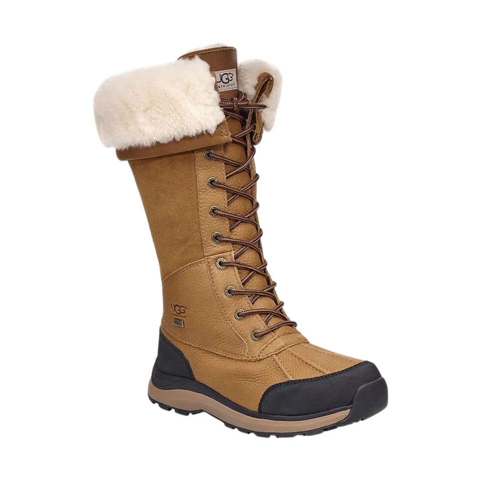 UGG Women's Adirondack Tall III Boot, Size 10 - Chestnut