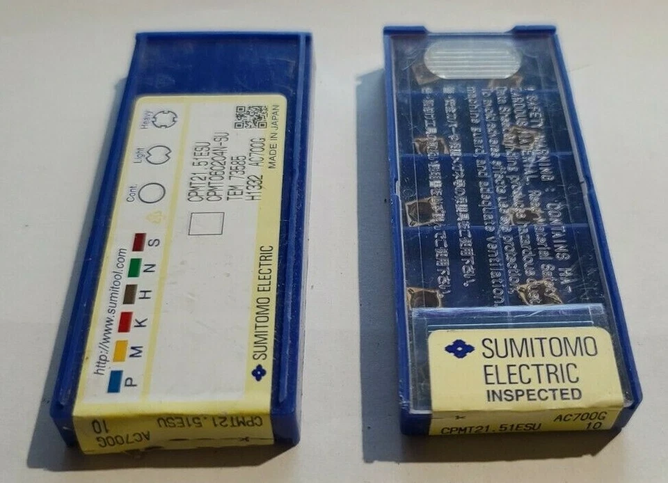 CPMT 21.51 ESU AC700G SUMITOMO *** 10 INSERTS *** FACTORY PACK ***