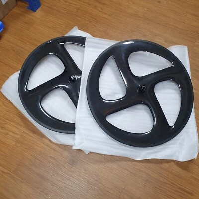 DT SWISS 240 11SPD x 700C Generic Carbon Quad-Spoke Wheelset for Road Bicycle - image 1 of 4