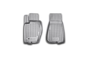 Custom Fit 3-D Floor Liner Mat fits 2005-2010 Dodge Grand Cherokee, 2 Pc, Black - Picture 1 of 1