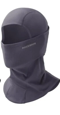 ROCKBROS Ski Mask Cycling Balaclava Windproof, Thermal Neck Gaiter Soft Full-Mas - Image 1 of 4