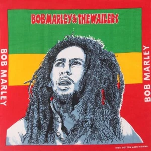 Sciarpa Bob Marley stile reggae The Wailers bandana uomo donna sciarpa collo avvolgente 1 pezzo - Foto 1 di 12