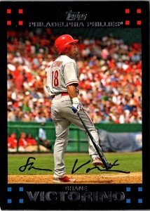 2007 Topps Shane Victorino #372 Philadelphia Phillies Baseball Card