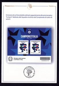 Italia 2024 : INTER - Bollettino filatelico - Picture 1 of 2