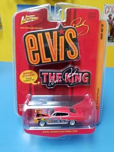 JOHNNY LIGHTNING ROCK ART ELVIS PRESLEY '67 DODGE CHARGER THE KING R2 "NEW" - Picture 1 of 7