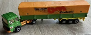 Renault Saviem semirremolque Bourgey Montreuil 1:60 Majorette Nº3042 - Imagen 1 de 11