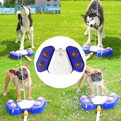 Dog Sprinkler Outdoor Dog Water Fountains Toys Automatic Water Dispenser - Image 1 of 4