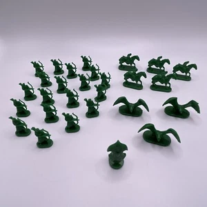 FOR PARTS Risk Lord of the Rings Trilogy Edition Replacement Green Army Pieces - Picture 1 of 5