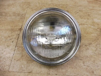 Suzuki GN125 GN 125 S837-1' 1983 faro luz lámpara con anillo de ajuste OK Foto 1 de 4