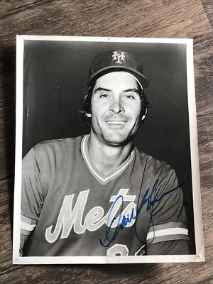 DAVE KINGMAN SIGNED AUTOGRAPHED 8X10 VINTAGE PHOTO NEW YORK METS - Image 1 of 2