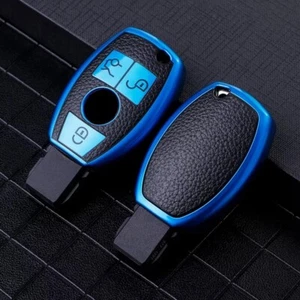 Fernbedienung Schlüsselanhänger Abdeckung Etui für Mercedes A C E S G M Klasse CLK CLS SLK AMG VITO - Bild 1 von 13