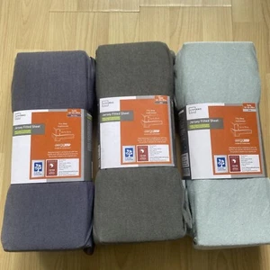 Livarno Home Jersey Spannbettlaken Doppel 140-160 x 200 cm - erhältlich in 3 FarbenL - Bild 1 von 22